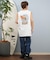 Lost(ロスト)タンクトップ ノースリーブTシャツ バックプリント ユニセックス L25S-2302/メンズ ムラサキスポーツ