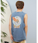 Lost(ロスト)タンクトップ ノースリーブTシャツ バックプリント ユニセックス L25S-2302/メンズ ムラサキスポーツ