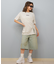 RVCA/半袖 Tシャツ ロゴ ボタン WILD RVCA LOOSEFIT ST BF04C-203 ルーカ レディース ムラサキスポーツ