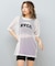 RVCA/半袖 Tシャツ メッシュTシャツ ロゴ オーバーサイズ ARCH RVCA MESH TEE BF04C-857 ルーカ レディース ムラサキスポーツ