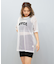 RVCA/半袖 Tシャツ メッシュTシャツ ロゴ オーバーサイズ ARCH RVCA MESH TEE BF04C-857 ルーカ レディース ムラサキスポーツ