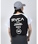 RVCA/半袖 Tシャツ クロップド丈 ショート丈 ラグラン バックプリント BF04C-P21 ルーカ レディース ムラサキスポーツ