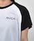 RVCA/半袖 Tシャツ クロップド丈 ショート丈 ラグラン バックプリント BF04C-P21 ルーカ レディース ムラサキスポーツ