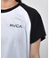 RVCA/半袖 Tシャツ クロップド丈 ショート丈 ラグラン バックプリント BF04C-P21 ルーカ レディース ムラサキスポーツ