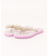 ROXY(ロキシー)キッズ サンダル ビーチサンダル リボン ラメ グリッター RG LULU IV  18～22cm ARGL251025/女の子 ムラサキスポーツ