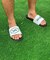 RVCA(ルーカ)メンズ スライドサンダル RVCA SHOWER SLIDE スポーツサンダル BF04A-931 BF04A931/ムラサキスポーツ