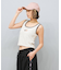 ROXY(ロキシー)ノースリーブ タンクトップ パイル素材 RSL252059/レディース ムラサキスポーツ