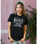 ROXY(ロキシー)半袖Tシャツ フロントプリントTシャツ RST252043/レディース ムラサキスポーツ