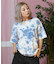 ROXY(ロキシー)半袖Tシャツ タイダイTシャツ RST252045/レディース ムラサキスポーツ