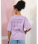 ROXY(ロキシー)半袖Tシャツ ハイビスカスTシャツ ゆったりシルエット RST252046/レディース ムラサキスポーツ
