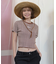 ROXY(ロキシー)半袖Tシャツ ちびTシャツ ボーダー RST252047/レディース ムラサキスポーツ