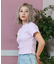 ROXY(ロキシー)半袖Tシャツ ちびTシャツ ボーダー RST252047/レディース ムラサキスポーツ