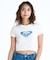 ROXY×NANAHA(ロキシー×ナナハ)半袖Tシャツ ロゴ クロップド丈 ショート丈 ROXY CRUISERS RST252604T/レディース ムラサキスポーツ