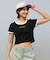 ROXY(ロキシー)半袖Tシャツ ちびTシャツ ミニTシャツ RST252624M/レディース ムラサキスポーツ