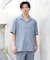 【ムラサキスポーツ限定】DEAR LAUREL(ディアローレル)半袖シャツ 接触冷感 セットアップ対応 D25S2401/メンズ ムラサキスポーツ