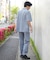 【ムラサキスポーツ限定】DEAR LAUREL(ディアローレル)半袖シャツ 接触冷感 セットアップ対応 D25S2401/メンズ ムラサキスポーツ