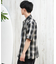 【ムラサキスポーツ限定】DEAR LAUREL(ディアローレル)半袖シャツ オンブレチェック柄 D25S2403/メンズ ムラサキスポーツ