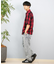 【ムラサキスポーツ限定】DEAR LAUREL(ディアローレル)半袖シャツ オンブレチェック柄 D25S2403/メンズ ムラサキスポーツ