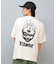 ELEMENT×JOHANN(エレメント×ヨハン)コラボアイテム/半袖Tシャツ バックプリント ビックシルエット BF02A-217 /メンズ ムラサキスポーツ
