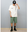 ELEMENT×JOHANN(エレメント×ヨハン)コラボアイテム/半袖Tシャツ バックプリント ビックシルエット BF02A-217 /メンズ ムラサキスポーツ