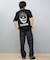 ELEMENT×JOHANN(エレメント×ヨハン)コラボアイテム/半袖Tシャツ バックプリント ビックシルエット BF02A-217 /メンズ ムラサキスポーツ