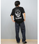 ELEMENT×JOHANN(エレメント×ヨハン)コラボアイテム/半袖Tシャツ バックプリント ビックシルエット BF02A-217 /メンズ ムラサキスポーツ