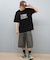 ELEMENT×JOHANN(エレメント×ヨハン)コラボアイテム/半袖Tシャツ フロントプリント ビックシルエット BF02A-219 /メンズ ムラサキスポーツ
