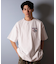 DC(ディーシー)半袖 Tシャツ バックプリント オーバーサイズ ヴィンテージ加工 25 ROCK SKULL SS DST252005/メンズ ムラサキスポーツ