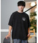 DC(ディーシー)半袖 Tシャツ バックプリント オーバーサイズ ヴィンテージ加工 25 ROCK SKULL SS DST252005/メンズ ムラサキスポーツ