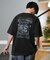 DC(ディーシー)半袖 Tシャツ バックプリント オーバーサイズ ヴィンテージ加工 25 ROCK SKULL SS DST252005/メンズ ムラサキスポーツ