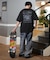 DC(ディーシー)半袖 Tシャツ バックプリント オーバーサイズ ヴィンテージ加工 25 ROCK SKULL SS DST252005/メンズ ムラサキスポーツ