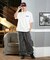 DC(ディーシー)半袖 Tシャツ バックプリント オーバーサイズ サガラ刺繍 25 SK CREW SS DST252008/メンズ ムラサキスポーツ