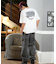 DC(ディーシー)半袖 Tシャツ バックプリント オーバーサイズ サガラ刺繍 25 SK CREW SS DST252008/メンズ ムラサキスポーツ