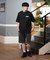 DC(ディーシー)半袖 Tシャツ バックプリント オーバーサイズ サガラ刺繍 25 SK CREW SS DST252008/メンズ ムラサキスポーツ