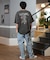 DC(ディーシー)半袖 Tシャツ バックプリント オーバーサイズ 25 JUMBLE UP SS DST252011/メンズ ムラサキスポーツ