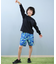 RUSTY(ラスティー)キッズ 水着 UVケア ラッシュガード デザイン長袖ラッシュガード 965463/子供服 男の子 女の子 ムラサキスポーツ