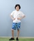 RUSTY(ラスティ)キッズ ジュニア 水着 ラッシュガード 半袖 Tシャツ 水陸両用 吸水速乾 UVカット 965502 子供服 男の子 女の子/キッズ ムラサキスポーツ