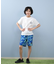 RUSTY(ラスティ)キッズ ジュニア 水着 ラッシュガード 半袖 Tシャツ 水陸両用 吸水速乾 UVカット 965502 子供服 男の子 女の子/キッズ ムラサキスポーツ