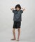 RUSTY(ラスティ)キッズ ジュニア 水着 ラッシュガード 半袖 Tシャツ 水陸両用 吸水速乾 UVカット 965502 子供服 男の子 女の子/キッズ ムラサキスポーツ