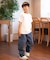 THE NORTH FACE/キッズ NTJ32546 ショートスリーブバンダナスクェアロゴティー 半袖Tシャツ ザ・ノースフェイス 男の子 女の子 ムラサキスポーツ
