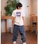 THE NORTH FACE/キッズ NTJ32546 ショートスリーブバンダナスクェアロゴティー 半袖Tシャツ ザ・ノースフェイス 男の子 女の子 ムラサキスポーツ