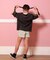 ROXY(ロキシー)キッズ Tシャツ MINI SEEKING MORE FUN TST251118 半袖Tシャツ 子供服 男の子 女の子/キッズ ムラサキスポーツ