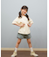 ROXY(ロキシー)キッズ Tシャツ ジュニア 親子でお揃い 刺繍 花 MINI ONE MORE TST252066 半袖Tシャツ 子供服 男の子 女の子/キッズ ムラサキスポーツ