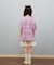 ROXY(ロキシー)キッズ Tシャツ ジュニア 親子でお揃い 刺繍 花 MINI ONE MORE TST252066 半袖Tシャツ 子供服 男の子 女の子/キッズ ムラサキスポーツ