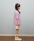 ROXY(ロキシー)キッズ Tシャツ ジュニア 親子でお揃い 刺繍 花 MINI ONE MORE TST252066 半袖Tシャツ 子供服 男の子 女の子/キッズ ムラサキスポーツ