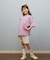 ROXY(ロキシー)キッズ Tシャツ ジュニア 親子でお揃い 刺繍 花 MINI ONE MORE TST252066 半袖Tシャツ 子供服 男の子 女の子/キッズ ムラサキスポーツ