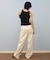 RIKKA FEMME(リッカファム)ストライプ ストレートパンツ RF25SS02 レディース ムラサキスポーツ