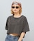 Hurley/WCSS251049 OVS EMB OE LG CRPD SS TEE 半袖Tシャツ クルーネック ショート丈 ハーレー レディース ムラサキスポーツ