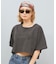 Hurley/WCSS251049 OVS EMB OE LG CRPD SS TEE 半袖Tシャツ クルーネック ショート丈 ハーレー レディース ムラサキスポーツ