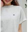 Hurley(ハーレー)半袖Tシャツ テリー アイコン バックオープン ショートスリーブ Tシャツ ワンポイント WSS2421016 レディース ムラサキスポーツ